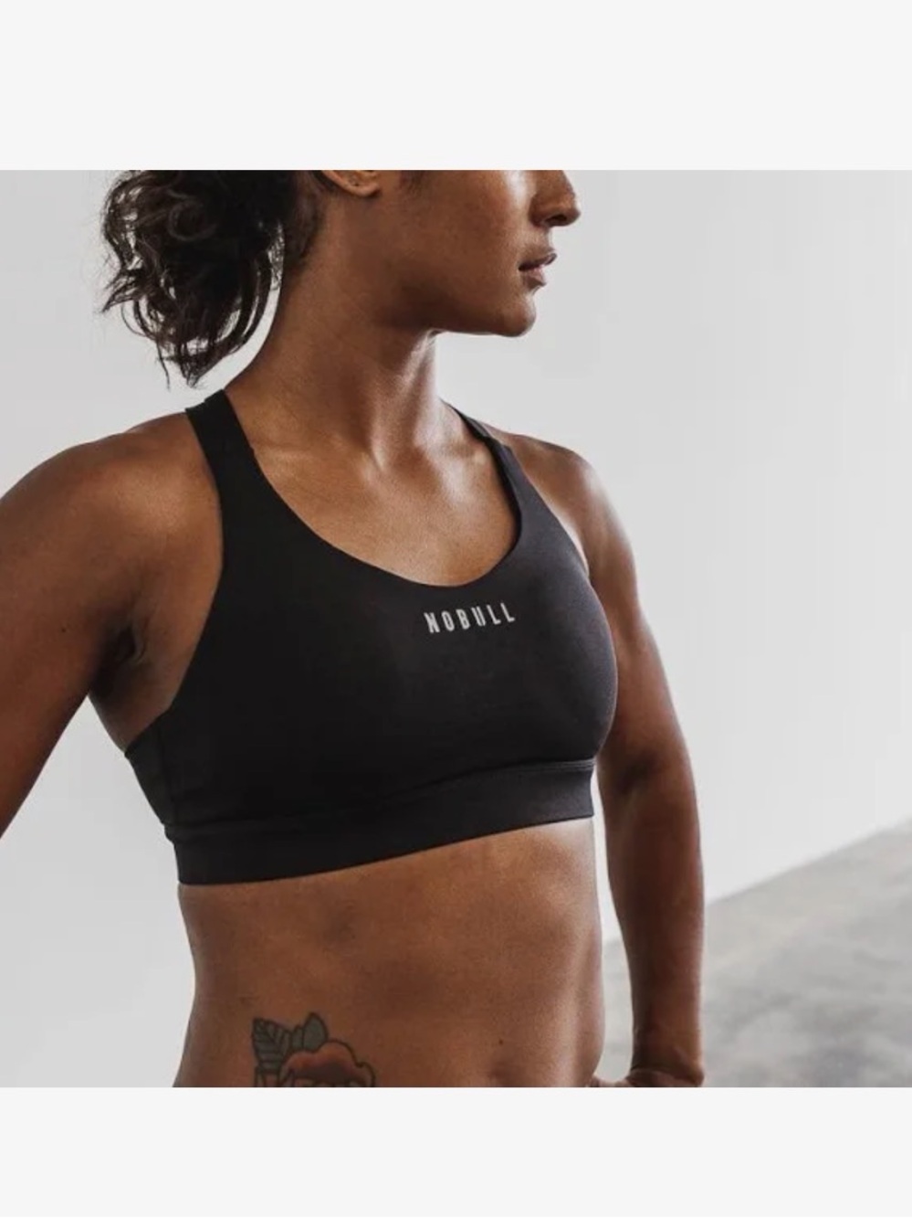 NWT NOBULL Black Pace Sports Bra